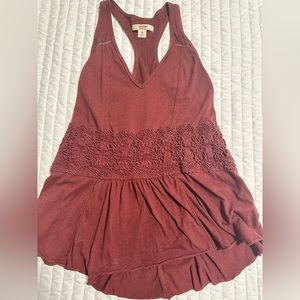 Mossimo Burgandy Tank